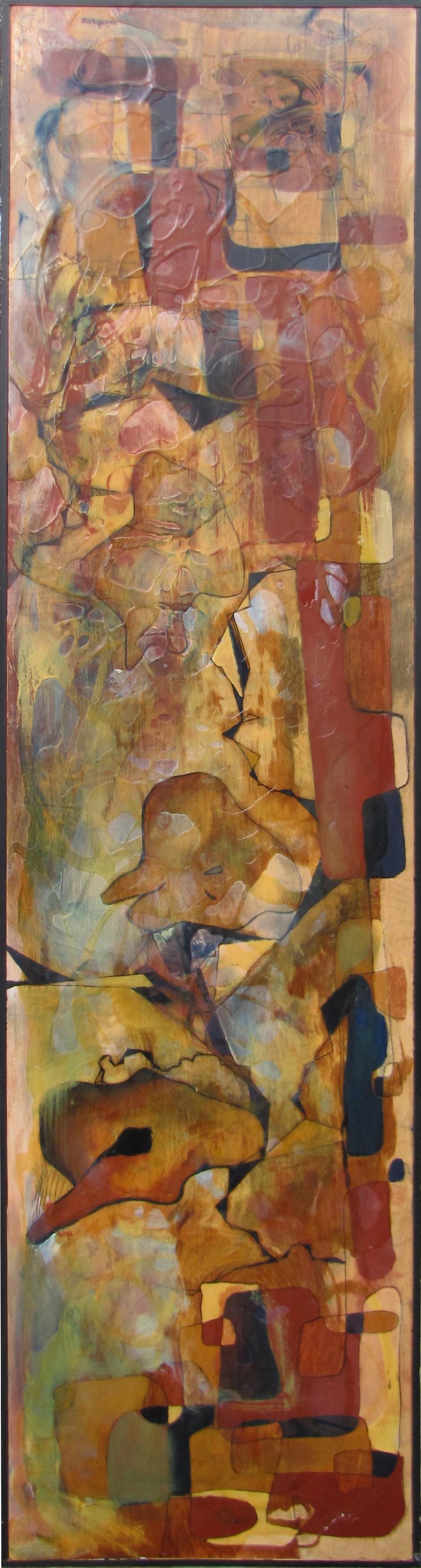 figurative abstract surrealist mixed media