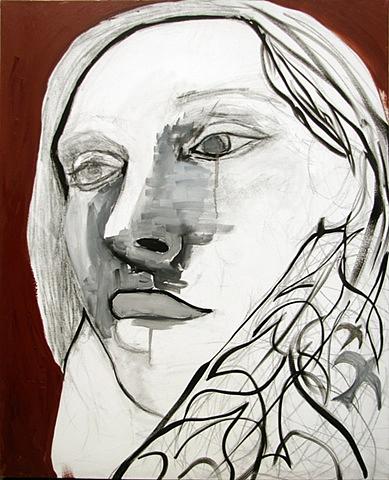 portraits, drawings, paintings, birds, contemporary art, contemporary paintings, surrealism