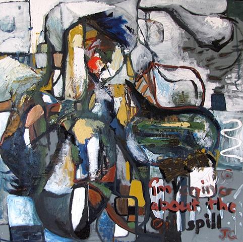 abstract expressionist painting environmental