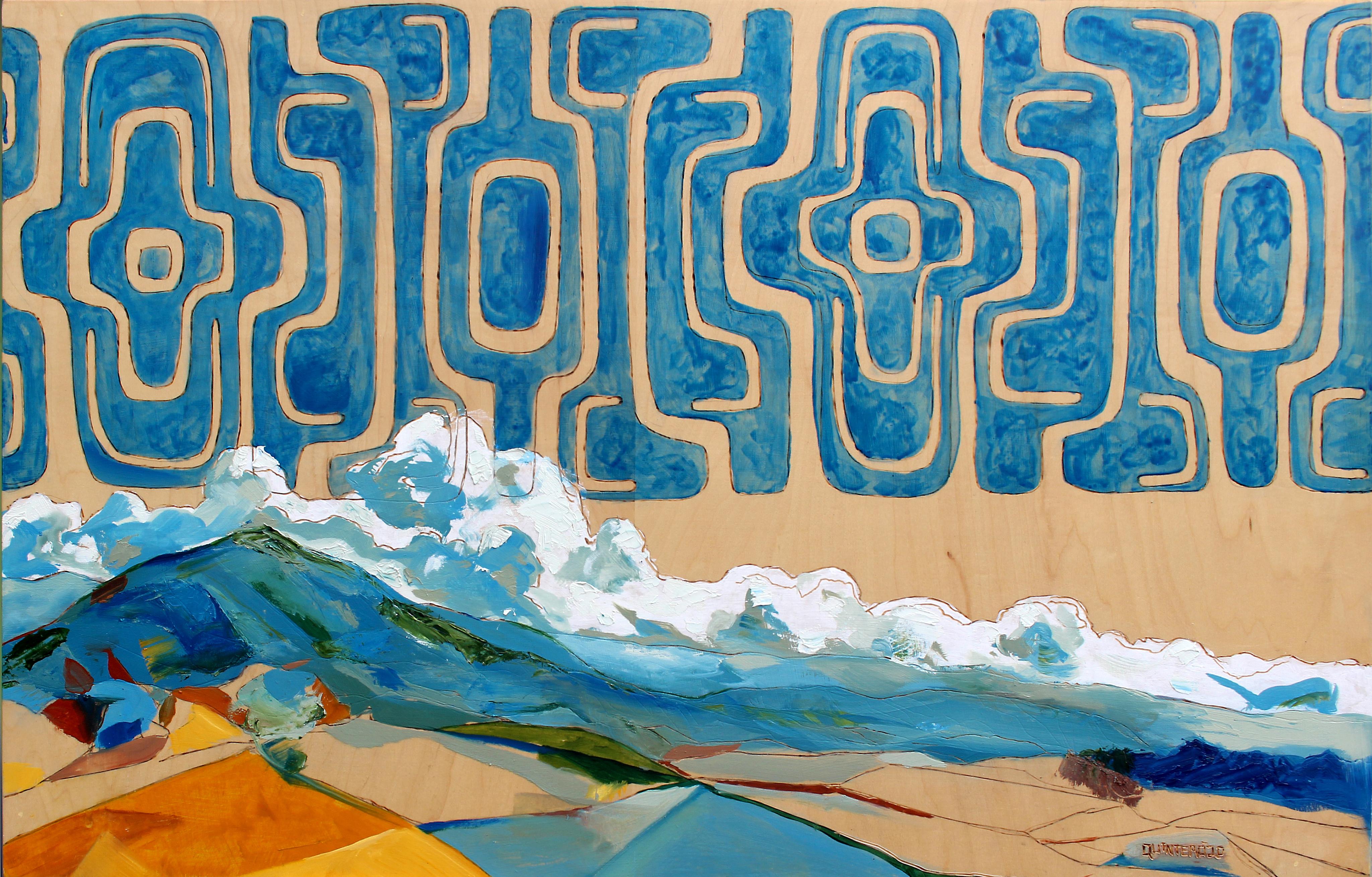Abstract indigenous landscape