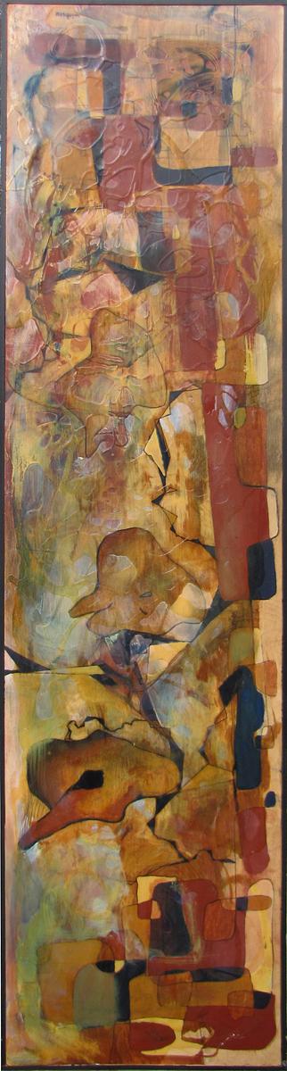 figurative abstract surrealist mixed media